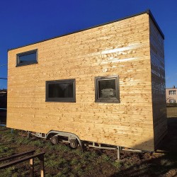 Tinyhouse BIODOMEK MOBI- Naturalny domek na kółkach- Projekt drukowany