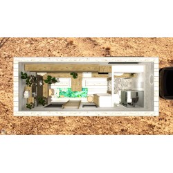 Tinyhouse BIODOMEK MOBI- DIY Natural house on wheels- Digital Project
